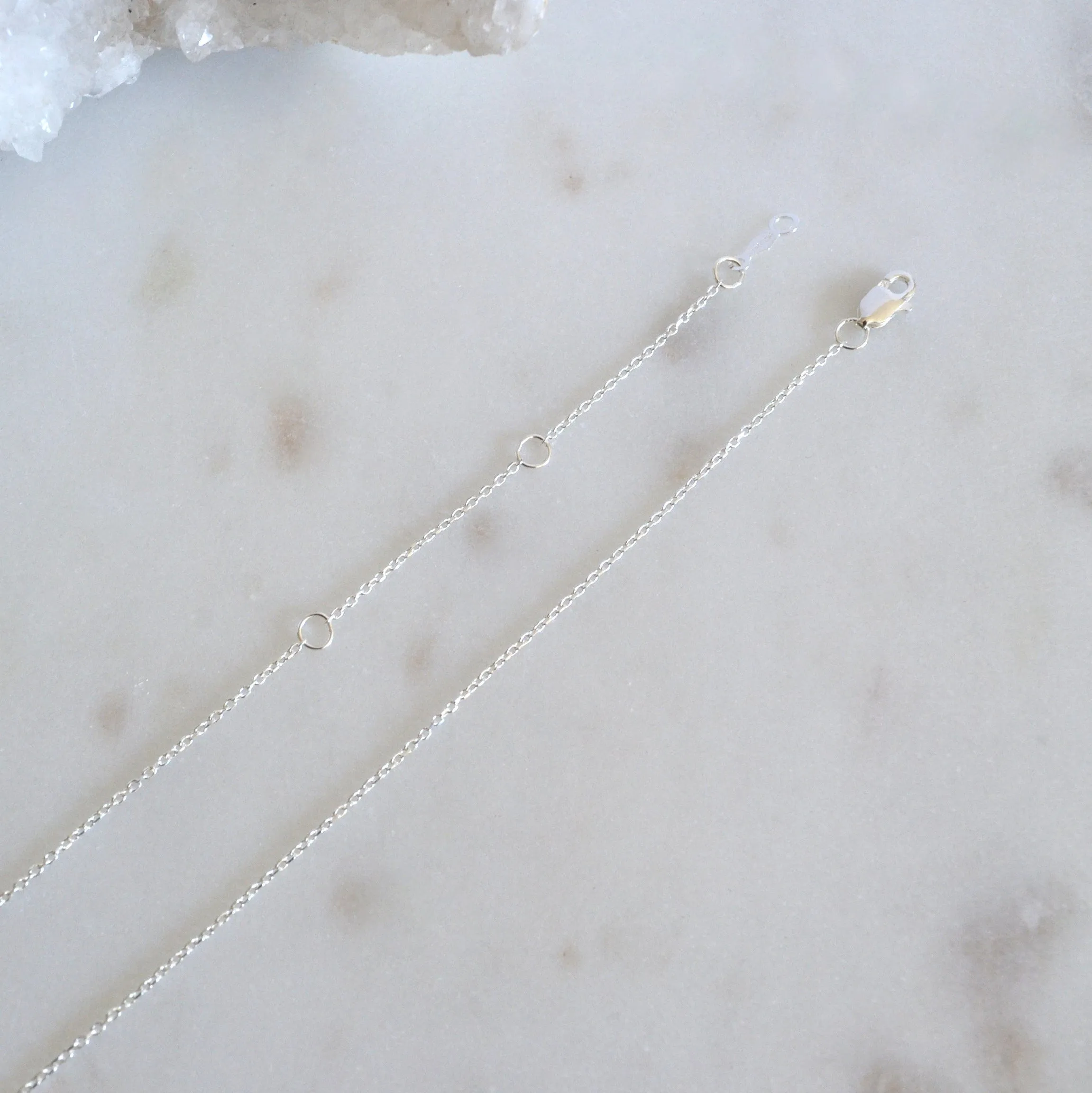 14k & Silver Opal Necklace
