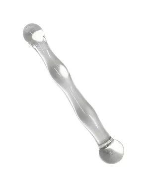 228394 - Lucent Bagged Clear Glass Massager