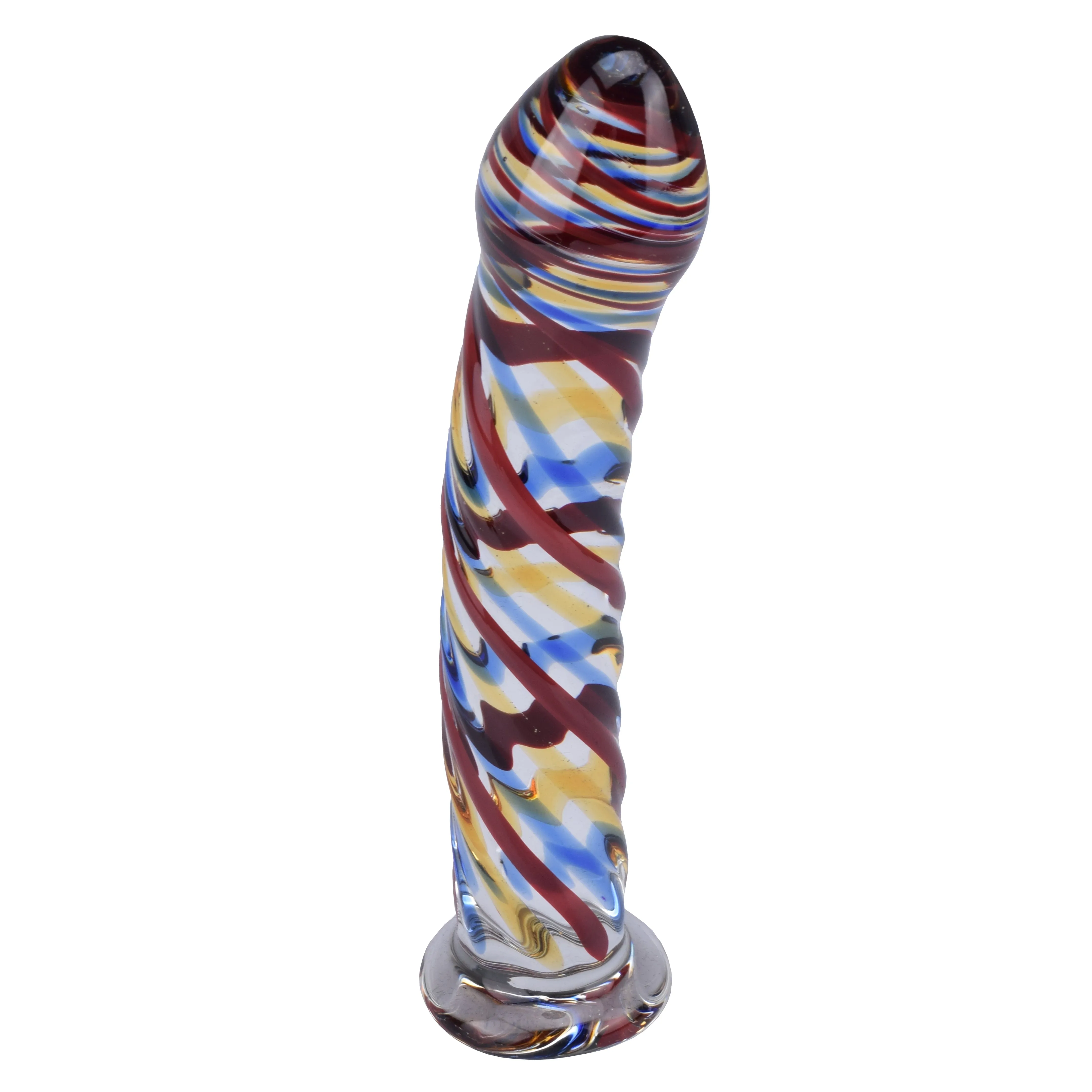 230418 - Lucent Tartan Glass Massager - 6.8 Inch