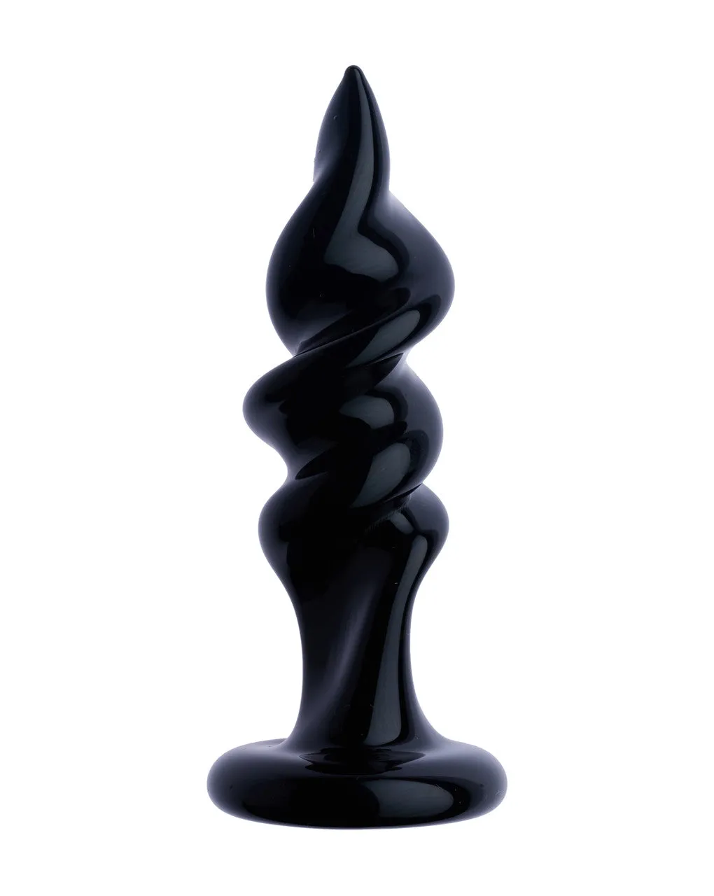 234396 - Lucent Corkscrew Glass Butt Plug