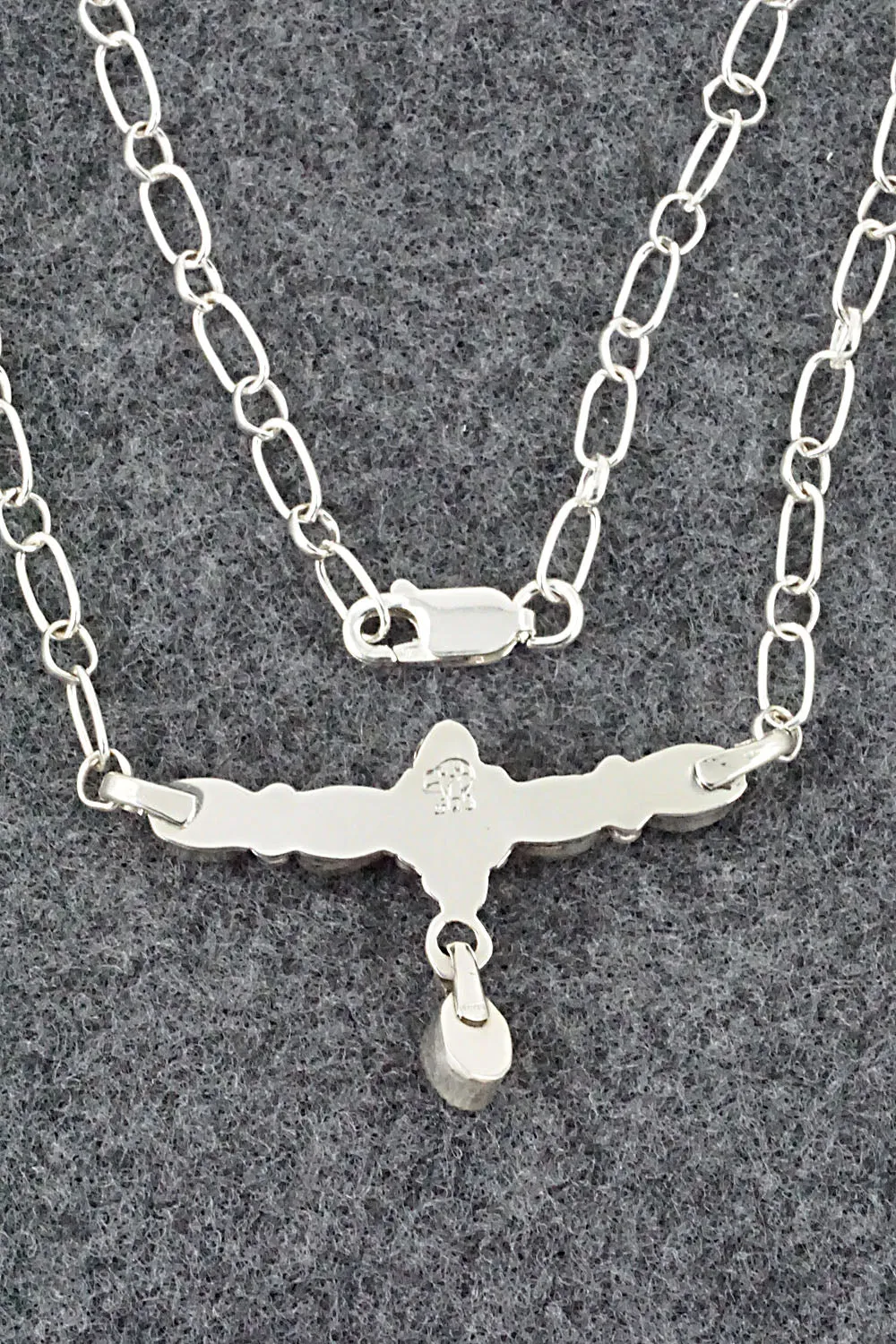 Amber & Sterling Silver Necklace - Loretta Smith