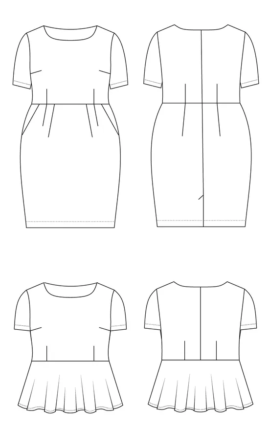 Cashmerette Sewing Pattern - Rivermont Dress & Top