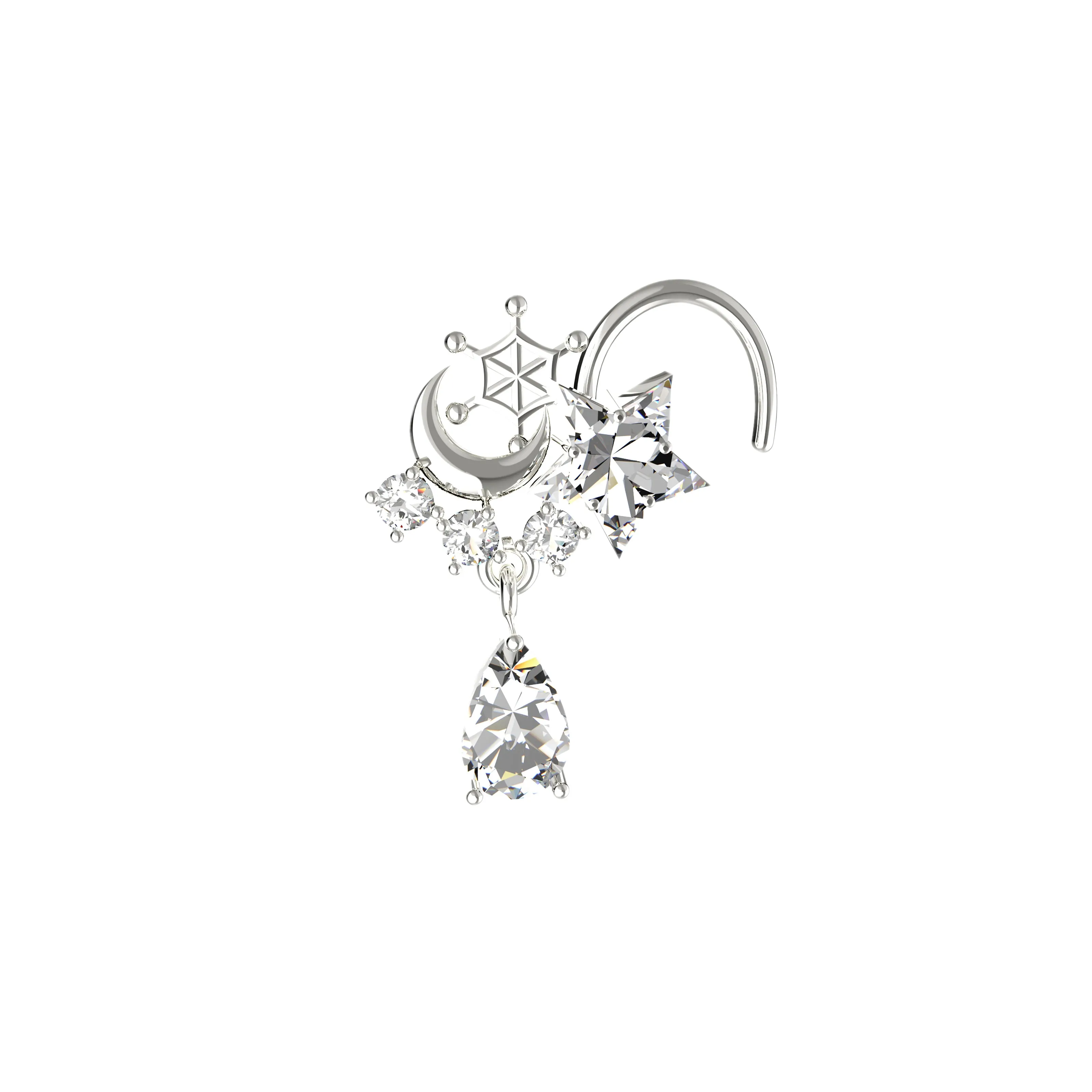 Dangle Nose Piercing Jewelry – Gold Nose Rings for Women