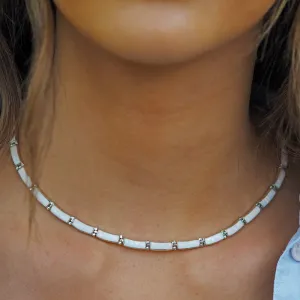 Flinder White Drift Necklace