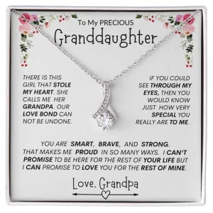 Granddaughter "This Girl Stole My Heart " l  Alluring Beauty Necklace