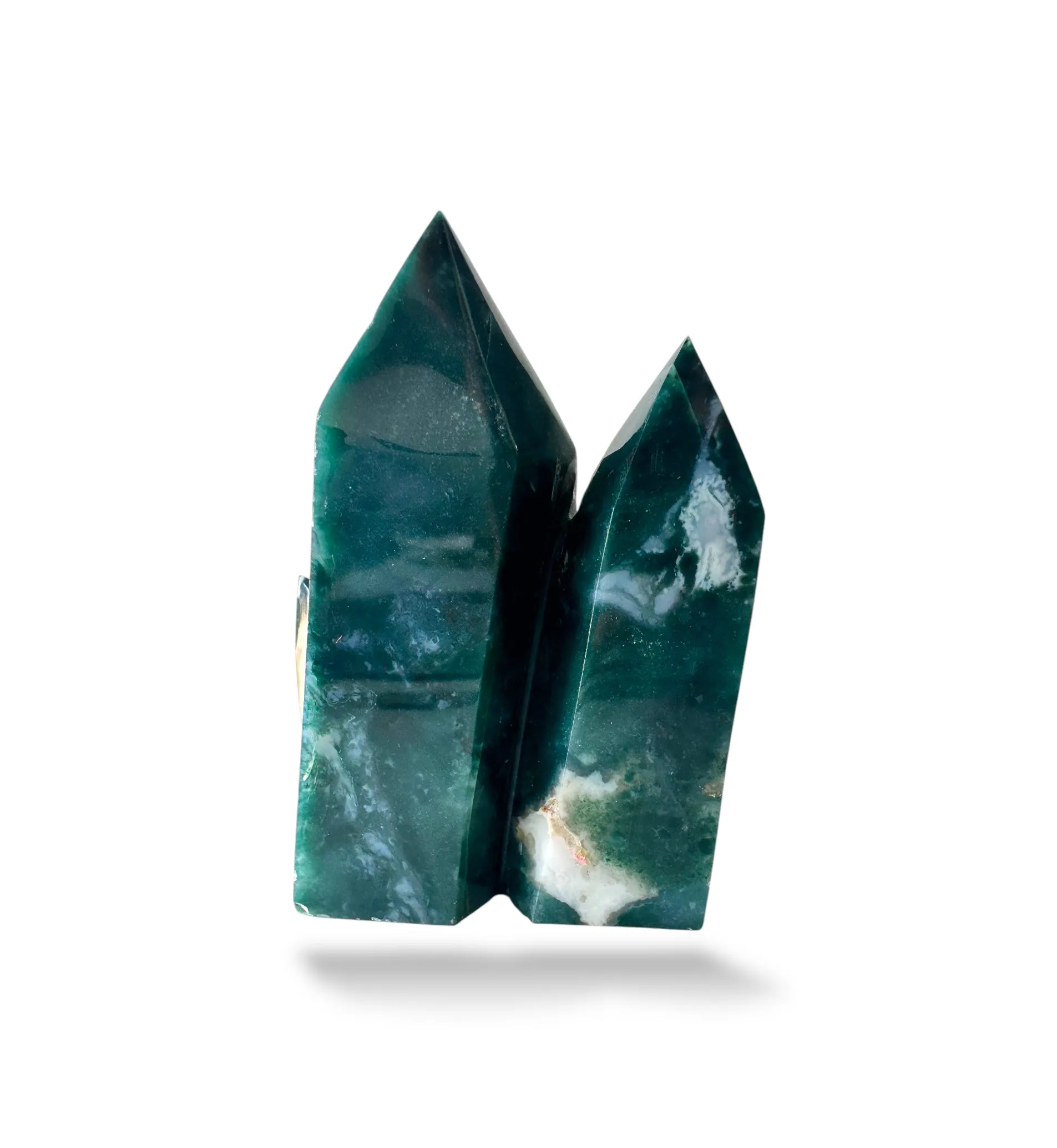 Natural Green Agate Stone Crystal