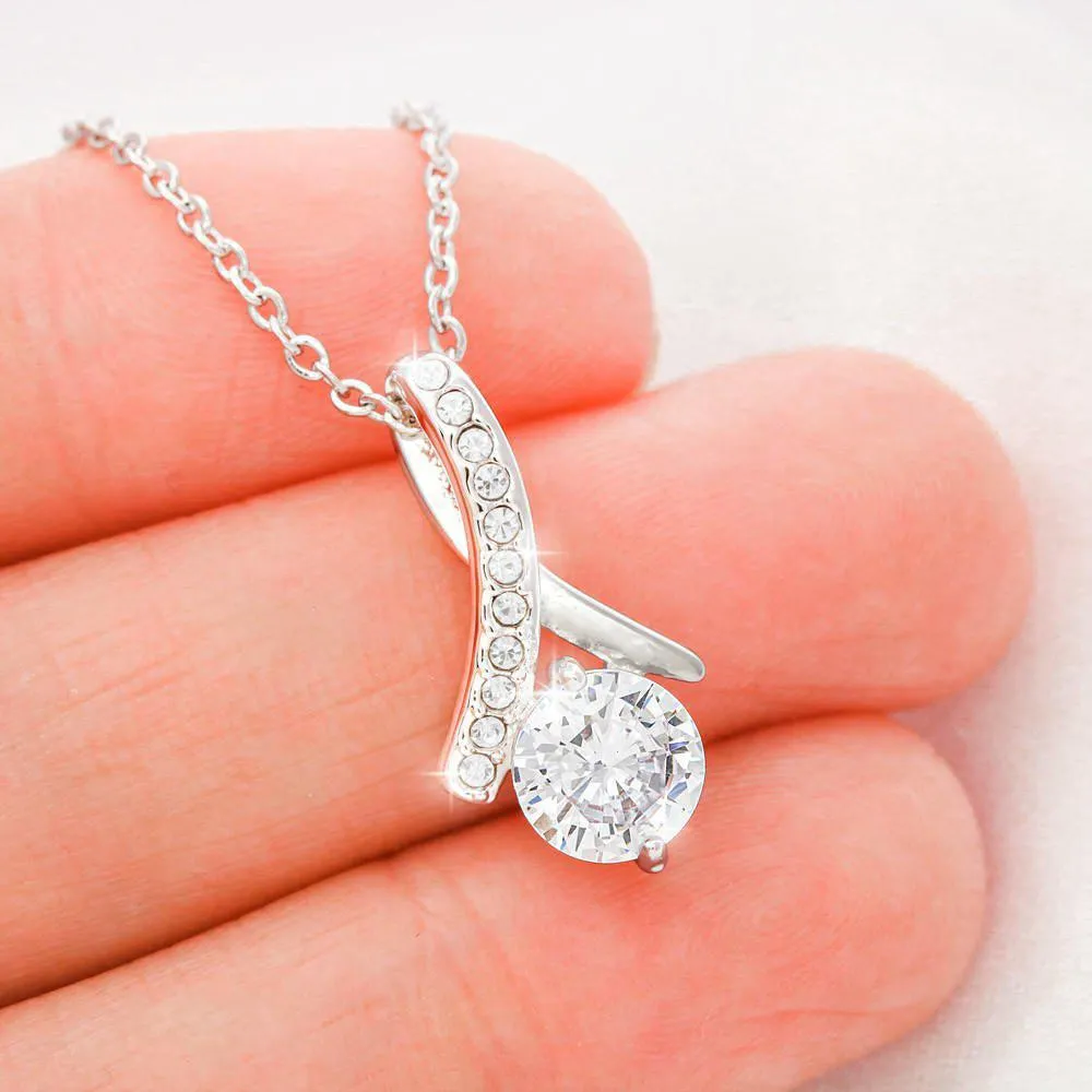 To My Mum-Silver Alluring Necklace-Mother Necklace