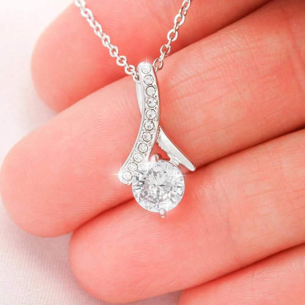 To My Partner's Mum-Alluring Necklace-Silver